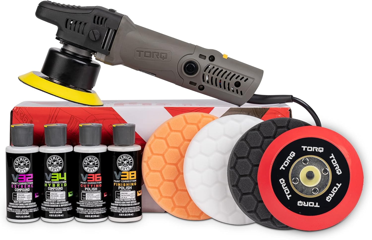 Chemical Guys BUF_503X TORQX Polisher Kit Review